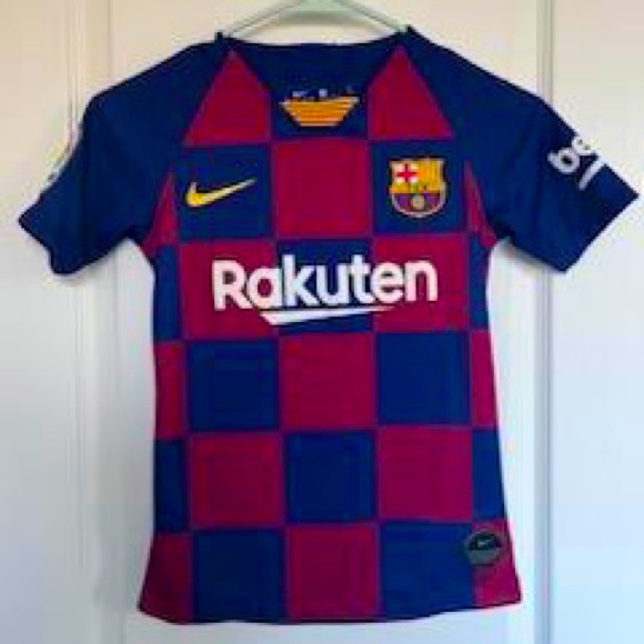 FC Barcelona Nike 2019/2020 stadium home soccer jersey - Picture 1 of 8